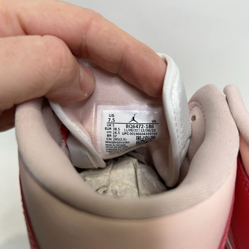 Nike Shoes Air Jordan 1 Mid WMNS “Strawberries and Cream” 2024 - Picture 6 of 6